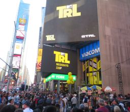 MTV TRL kicks off Times Square Takeover show in New York City.