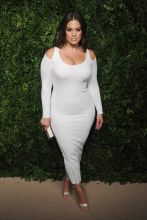 Ashley Graham Arrivals for the Fourteenth Annual CFDA/VOGUE Fashion Fund Awards, held at the Weylin B. Seymour event space in Brooklyn, New York