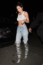 Kendall Jenner Arrives to Her Birthday Dinner at Petite Restaurant