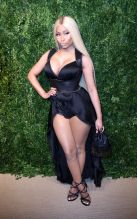 Nicki Minaj Arrivals for the Fourteenth Annual CFDA/VOGUE Fashion Fund Awards, held at the Weylin B. Seymour event space in Brooklyn, New York