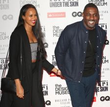Idris Elba Sabrina Dhowre Celebrities attend 'Ferarri: Under The Skin' launch party at The Design Museum in London, UK.