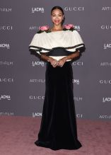 Zoe Saldana GUCCI + Lacma 2017 Art And Film Gala