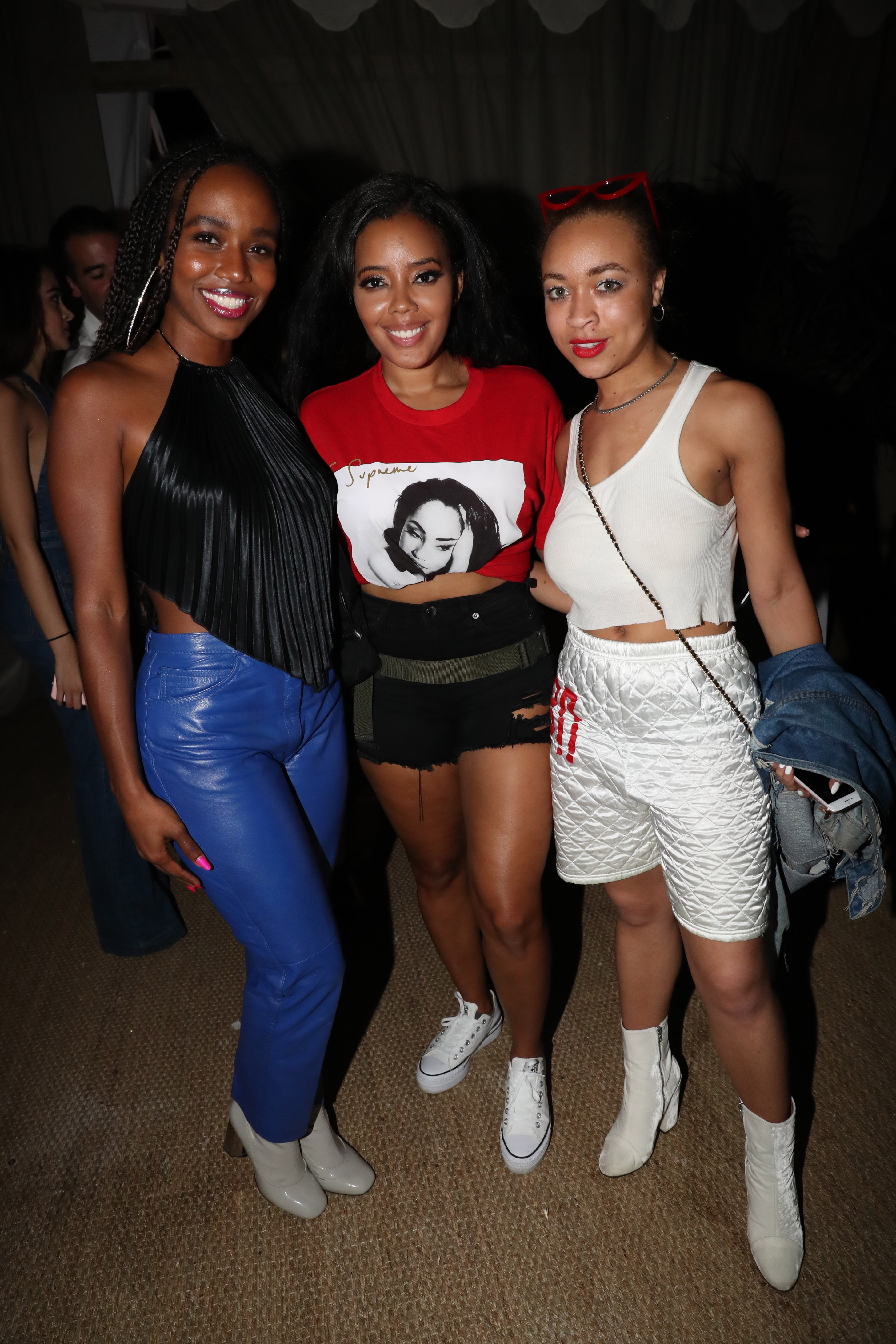 MIAMI BEACH, FL - DECEMBER 07: (R) Angela Simmons Attends The House Of Remy Martin Presents The Hypebeast 100 Awards After Party at Nautilus South Beach on December 7, 2017 in Miami Beach, Florida.