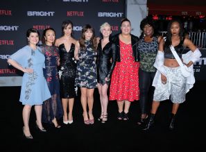 Bright Premiere Rebekka Johnson, Kia Stevens, Ellen Wong, Britt Baron, Jackie Tohn, Kimmy Gatewood, Britney Young and Sydelle Noel