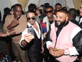 BEVERLY HILLS, CA - DECEMBER 02: Sean 'Diddy' Combs, Nusret Gökçe, Usher and DJ Khaled attend The Four cast Sean Diddy Combs, Fergie, and Meghan Trainor Host DJ Khaled's Birthday Presented by CÎROC and Fox on December 2, 2017 in Beverly Hills, California.