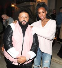 BEVERLY HILLS, CA - DECEMBER 02: DJ Khaled and Kelly Rowland attend The Four cast Sean Diddy Combs, Fergie, and Meghan Trainor Host DJ Khaled's Birthday Presented by CÎROC and Fox on December 2, 2017 in Beverly Hills, California.