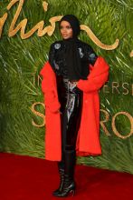 Halima Aden The Fashion Awards 2017 in partnership with Swarovski at Royal Albert Hall on December 4, 2017 in London, England