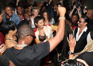 BEVERLY HILLS, CA - DECEMBER 02: Teyana Taylor dances during The Four cast Sean Diddy Combs, Fergie, and Meghan Trainor Host DJ Khaled's Birthday Presented by CÎROC and Fox on December 2, 2017 in Beverly Hills, California.
