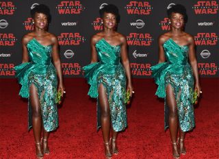 Star Wars: The Last Jedi Premiere Lupita Nyong'o