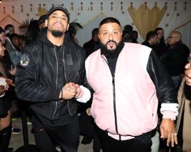 BEVERLY HILLS, CA - DECEMBER 02: Mack Wilds and DJ Khaled attend The Four cast Sean Diddy Combs, Fergie, and Meghan Trainor Host DJ Khaled's Birthday Presented by CÎROC and Fox on December 2, 2017 in Beverly Hills, California.