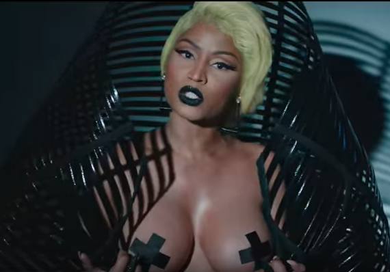 Feeling These Get Ups? Nicki Minaj Let's Her Tiddays Hang Free For Krippy  Kush Remix [Video] - Bossip