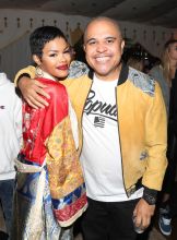 BEVERLY HILLS, CA - DECEMBER 02: Teyana Taylor and Irv Gotti attend The Four cast Sean Diddy Combs, Fergie, and Meghan Trainor Host DJ Khaled's Birthday Presented by CÎROC and Fox on December 2, 2017 in Beverly Hills, California.