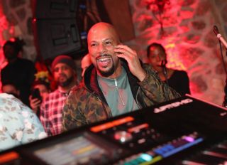 PARK CITY, UT - JANUARY 20: Common performs as The House of Remy Martin celebrates the APEX Social Club at the WanderLuxxe House with Common and Friends on January 20, 2018 in Park City, Utah.