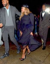 Beyonce and Jay Z were among the star studded guest list at Diddy's Rooftop Grammy Party. They were seen leaving an EXTREMELY crowded Catch Nightclub , surrounded by security guards. Diddy and Cassie, French Montana, and many more were in attendance