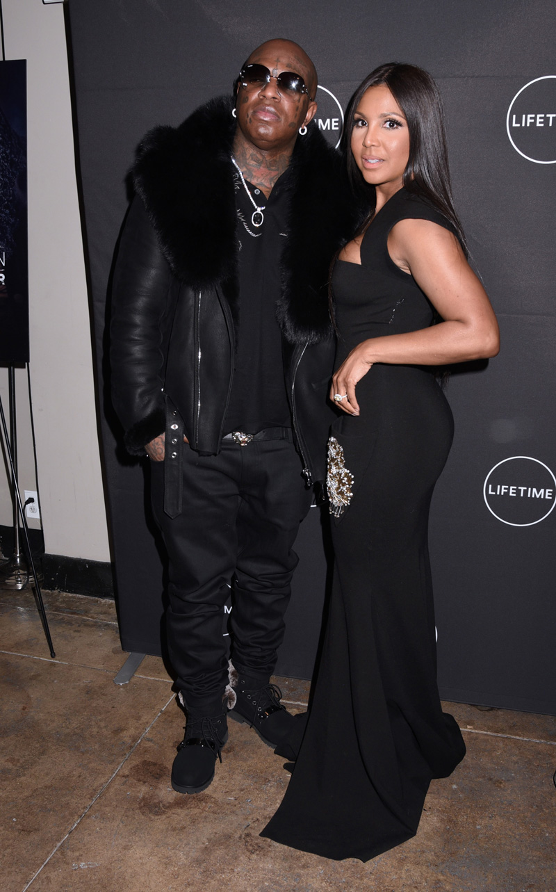 Birdman & Toni Braxton attend the Lifetime Screening of 'Faith Under Fire: The Antoinette Tuff Story'. Held @ NeueHouse, New York City, NY. January 23, 2018