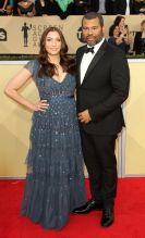 Chelsea Peretti Jordan Peele 24th Annual Screen Actors Guild (SAGs) Awards 2018 Arrivals held at The Shrine Auditorium in Los Angeles, California.