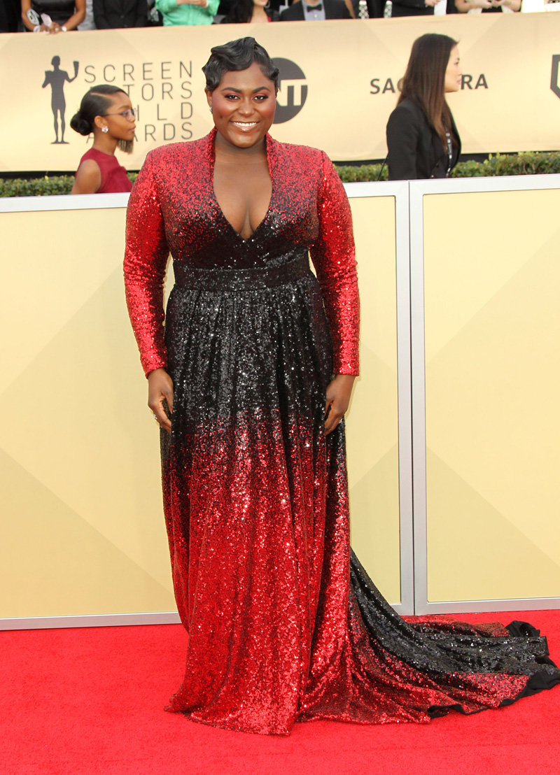 Danielle Brooks 24th Annual Screen Actors Guild (SAGs) Awards 2018 Arrivals held at The Shrine Auditorium in Los Angeles, California.