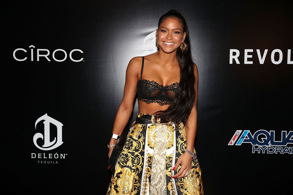 MIAMI, FL - DECEMBER 31: Cassie attends Sean "Diddy" Combs Hosts CIROC The New Year 2018 Powered By Deleon Tequila at Star Island on December 31, 2017 in Miami, Florida.