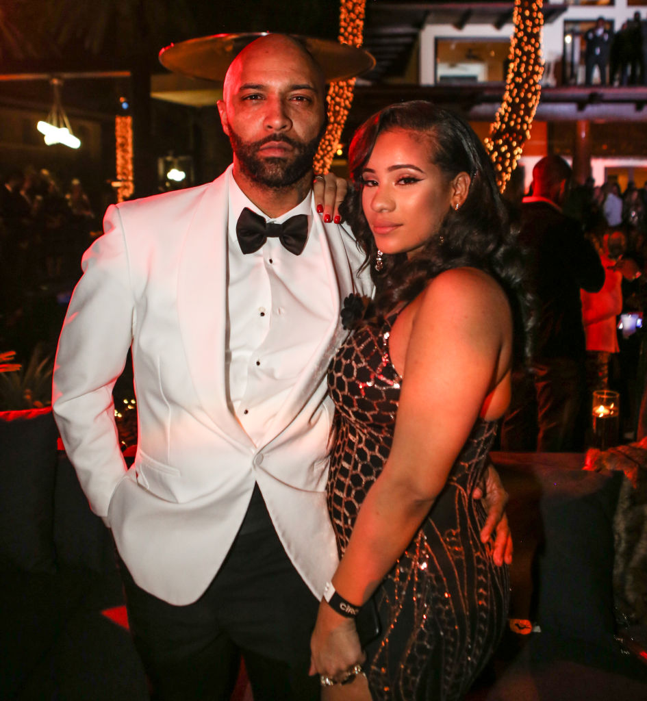 MIAMI, FL - DECEMBER 31: (L-R) Joe Budden and  Cyn Santana attend Sean 'Diddy' Combs Hosts CIROC The New Year 2018 Powered By Deleon Tequila at Star Island on December 31, 2017 in Miami, Florida