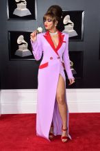 NEW YORK, NY - JANUARY 28: Recording artist Andra Day attends the 60th Annual GRAMMY Awards at Madison Square Garden on January 28, 2018 in New York City.