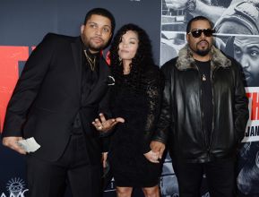 Den of Thieves - Los Angeles Premiere O'Shea Jackson Jr., Mom Kim and dad Ice Cube