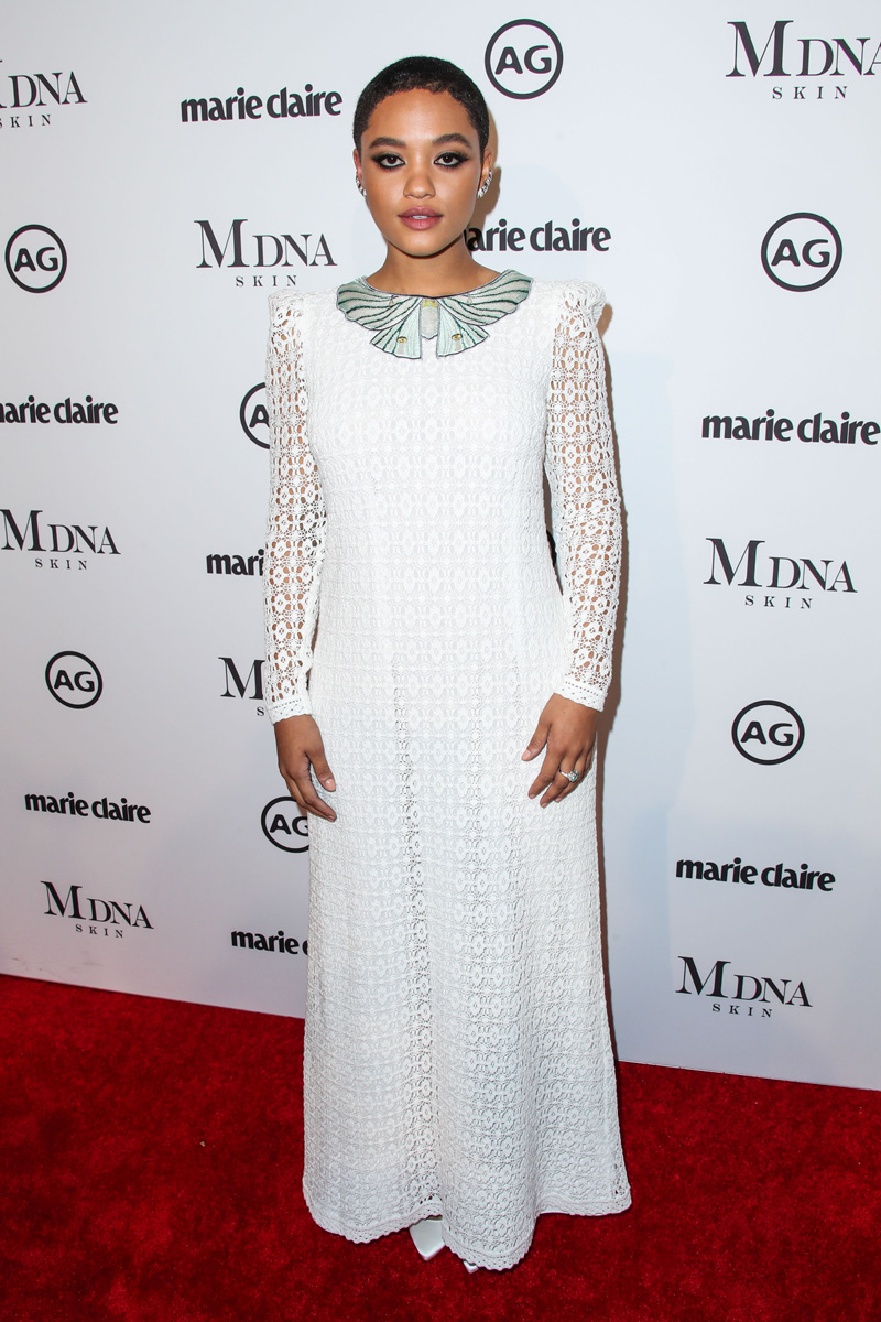 Kiersey Clemons WEST HOLLYWOOD, LOS ANGELES, CA, USA - JANUARY 11: Marie Claire's Image Maker Awards 2018 held at Delilah on January 11, 2018 in West Hollywood, Los Angeles, California, United States.