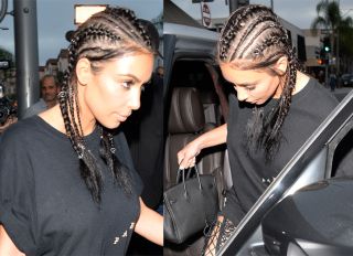 Kim Kardashian out for dinner with BFF Brittny Gastineau at Il Pastaio