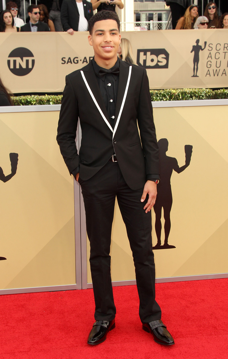 Marcus Scribner 24th Annual Screen Actors Guild (SAGs) Awards 2018 Arrivals held at The Shrine Auditorium in Los Angeles, California.