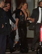 Mariah Carey left Clive Davis party in NYC with boyfriend Bryan Tanaka