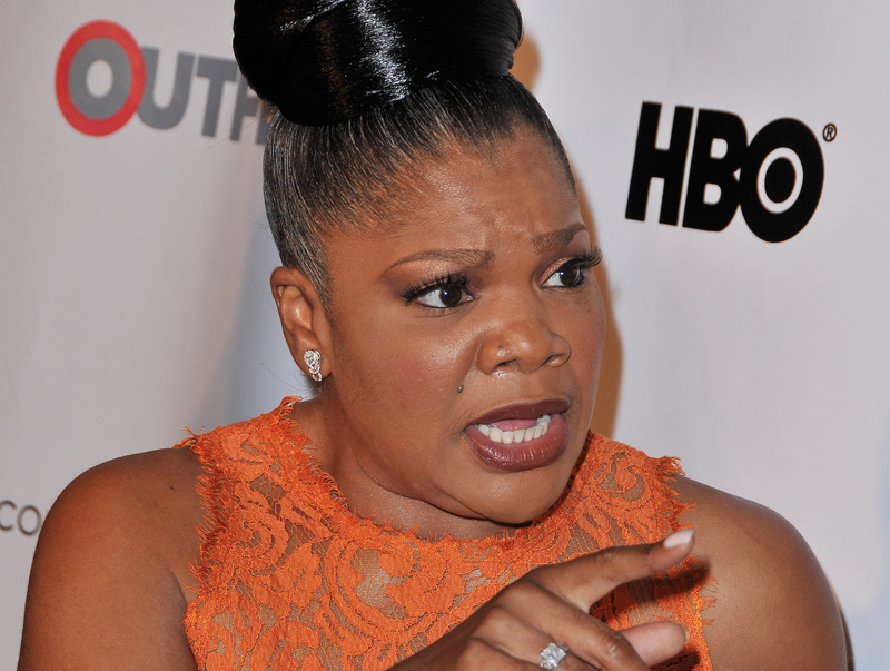 Mo'Nique & Husband Sidney Hicks attend the OutFest Fusion Opening Night Screening of "Blackbird" held at the Egyptian Theater in Hollywood, California on Friday, March 14, 2014.