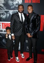 Den of Thieves - Los Angeles Premiere Curtis Jackson aka 50 Cent and son Sire Jackson