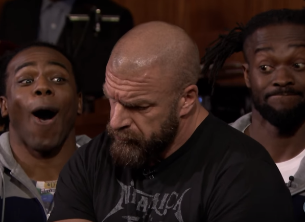 597px x 434px - Triple H, Stephanie McMahon and The New Day Have A WWE Lip Sync Battle On  Jimmy Fallon [Video] - Bossip