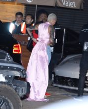 Amber Rose and new boyfriend 21 Savage at Nobu.