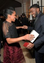 BEVERLY HILLS, CA - FEBRUARY 23: Regina King (L) and Zackary Momoh attend Netflix's 'Seven Seconds' Premiere screening and post-reception in Beverly Hills, CA on February 23, 2018 in Beverly Hills, California.