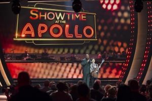 SHOWTIME AT THE APOLLO: L-R: Steve Harvey and Jocelyn in SHOWTIME AT THE APOLLO airing Thursday, March 8 (9:00-10:00 PM ET/PT) on FOX.