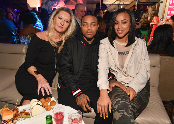 NEW YORK, NY - FEBRUARY 22:  Celebrity Trainer Donna Sexton, Bow Wow, and girlfriend Kiyomi Leslie attend WE tv Launches Bridezillas Museum Of Natural Hysteria on February 22, 2018 in New York City.  