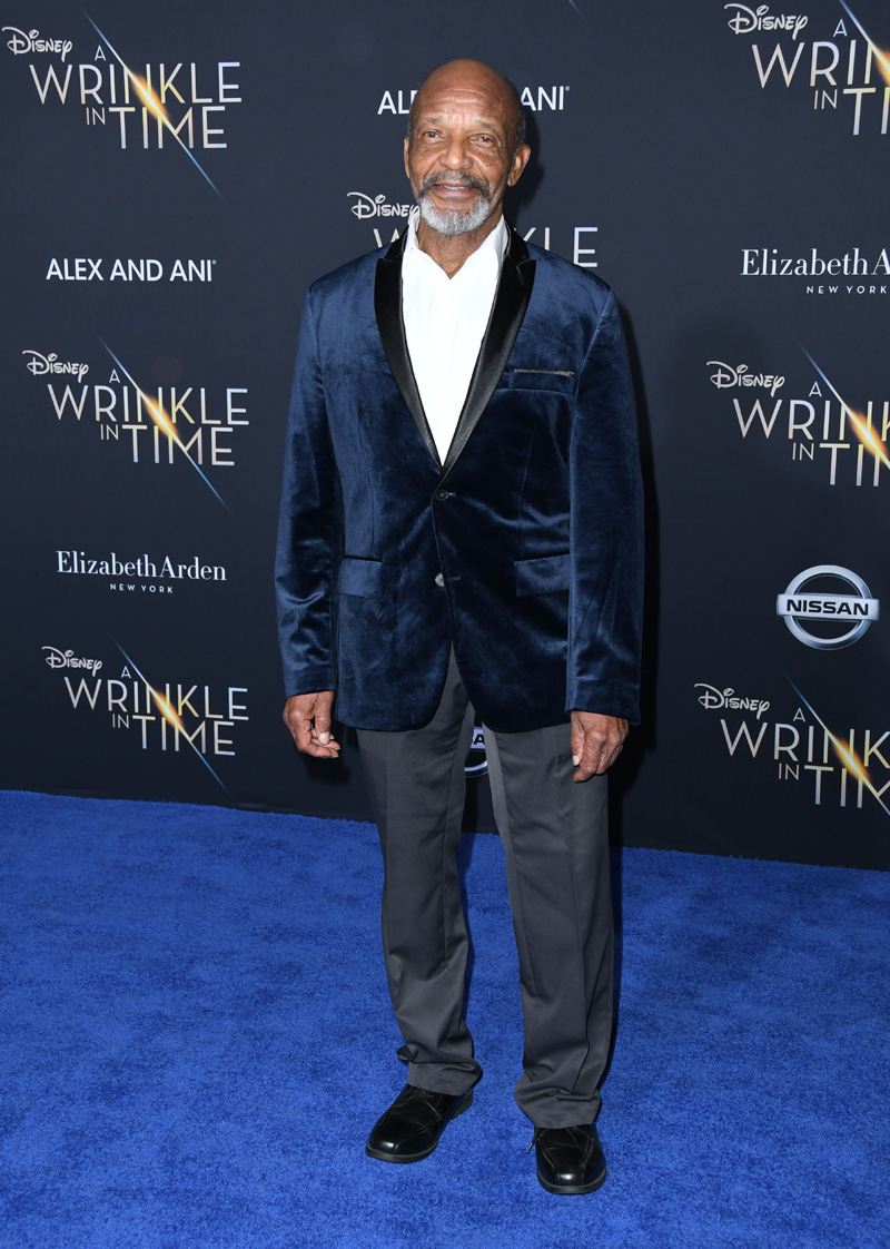Henry Sanders February 26, 2018 - Los Angeles, California, United States - February 26h 2018 - Los Angeles, California USA - The ''A Wrinkle In Time'' Premiere held at the El Capitan Theater, Hollywood, Los Angeles.