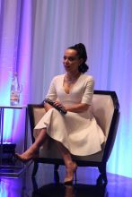 Adrienne Bosh participates as a panelist at the NBWA Women’s Empowerment Summit Luncheon on Saturday, February 17, 2018