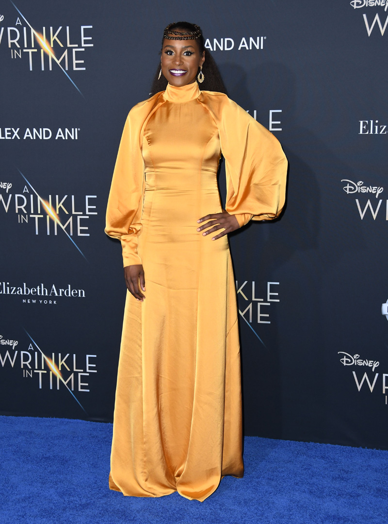 Issa Rae February 26, 2018 - Los Angeles, California, United States - February 26h 2018 - Los Angeles, California USA - The ''A Wrinkle In Time'' Premiere held at the El Capitan Theater, Hollywood, Los Angeles.