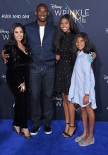 Kobe Bryant Vanessa Bryant Gianna Natalia February 26, 2018 - Los Angeles, California, United States - February 26h 2018 - Los Angeles, California USA - The ''A Wrinkle In Time'' Premiere held at the El Capitan Theater, Hollywood, Los Angeles.