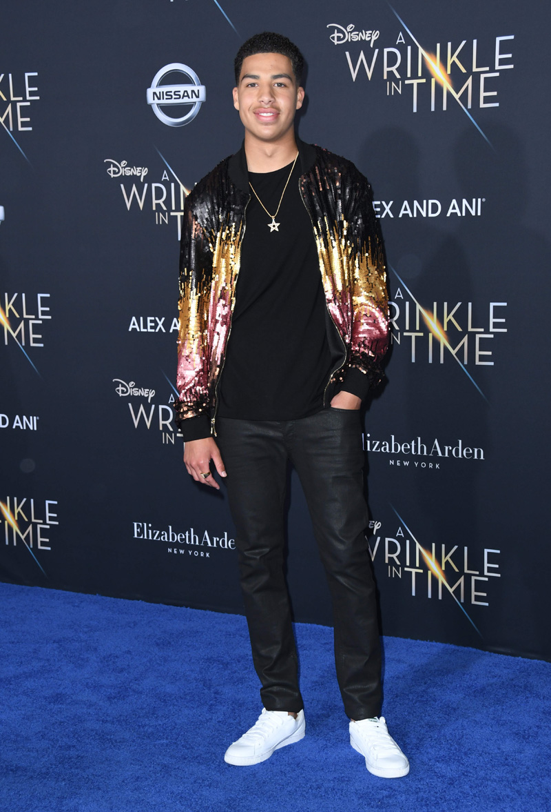Marcus Scribner February 26, 2018 - Los Angeles, California, United States - February 26h 2018 - Los Angeles, California USA - The ''A Wrinkle In Time'' Premiere held at the El Capitan Theater, Hollywood, Los Angeles.
