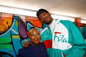 Naturi Naughton Iman Shumpert Teyana Taylor celebrates the grand opening of "Junie Bee Nails" with celeb friends in NYC