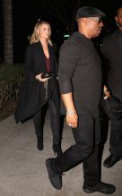 Eddie Murphy and Paige Butcher Leave a Private Party at Maestros