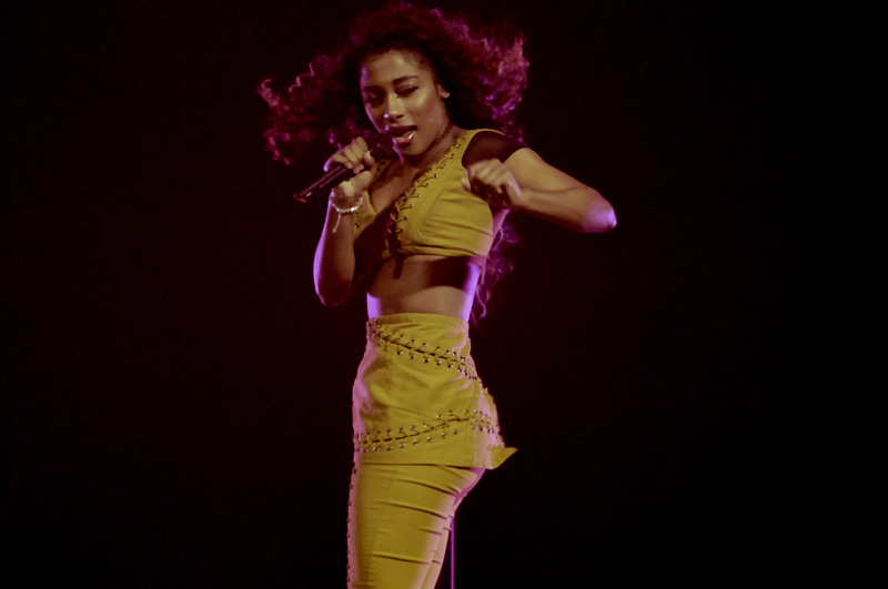 Victoria Monet and Little Mix perform at United Center in Chicago on March 14, 2017