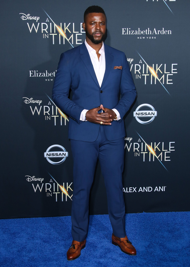 Winstone Duke February 26, 2018 - Los Angeles, California, United States - February 26h 2018 - Los Angeles, California USA - The ''A Wrinkle In Time'' Premiere held at the El Capitan Theater, Hollywood, Los Angeles.