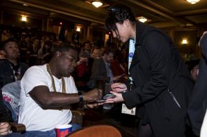World Premiere of The Last O.G. at the Paramount Theater in Austin, Texas. Panel: Star and Executive Producer Tracy Morgan, star Tiffany Haddish and director Jorma Taccone Moderated by Ramin Setoodeh, Variety NYC Bureau Chief