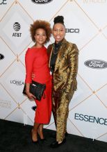 BEVERLY HILLS, CA - MARCH 01: Karin Gist (L) and Lena Waithe attend the 2018 Essence Black Women In Hollywood Oscars Luncheon at Regent Beverly Wilshire Hotel on March 1, 2018 in Beverly Hills, California.