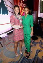 BEVERLY HILLS, CA - MARCH 01: Chloe Bailey (L) and Halle Bailey attend the 2018 Essence Black Women In Hollywood Oscars Luncheon at Regent Beverly Wilshire Hotel on March 1, 2018 in Beverly Hills, California.
