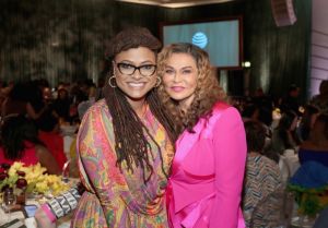 BEVERLY HILLS, CA - MARCH 01: Ava DuVernay (L) and Tina Knowles-Lawson attend the 2018 Essence Black Women In Hollywood Oscars Luncheon at Regent Beverly Wilshire Hotel on March 1, 2018 in Beverly Hills, California.
