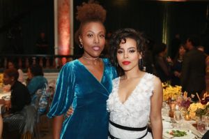 BEVERLY HILLS, CA - MARCH 01: DeWanda Wise (L) and Amirah Vann attend the 2018 Essence Black Women In Hollywood Oscars Luncheon at Regent Beverly Wilshire Hotel on March 1, 2018 in Beverly Hills, California.